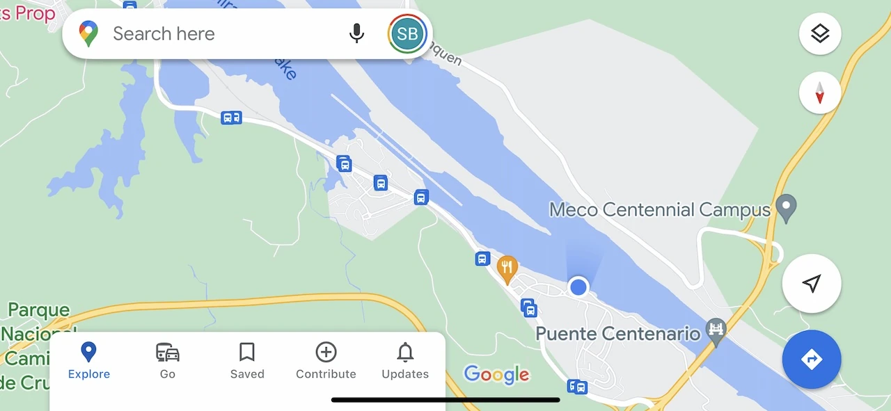 Screenshot aus Google Maps