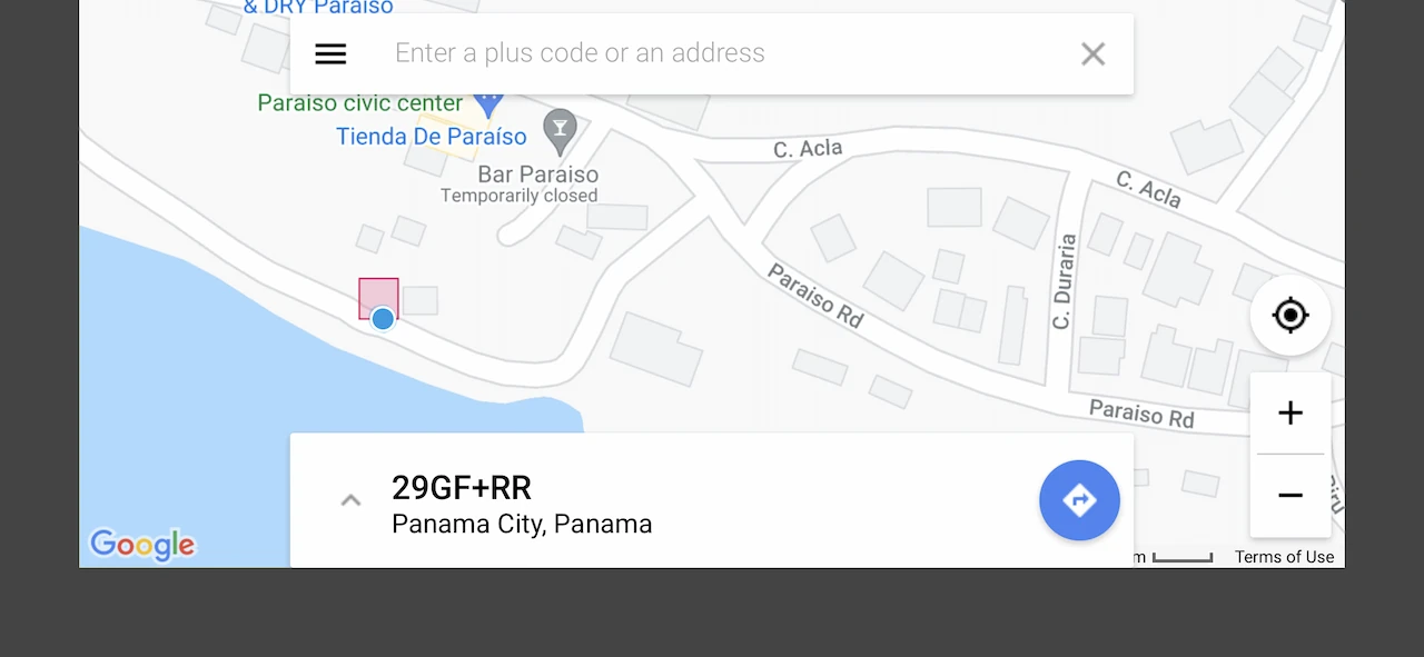 Screenshot aus Google Maps