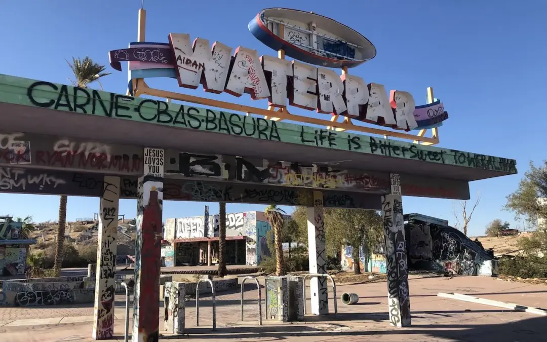 Abandoned Place: Rock-A-Hoola Waterpark = Lake Dolores Waterpark, California