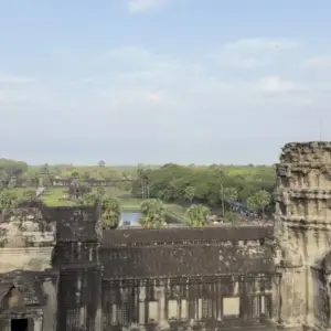 Ausblick aus der oberen Ebene.